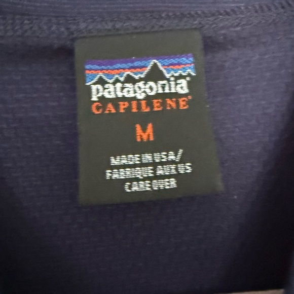 PATAGONIA Midweight Capilene Wallace Beery Henley Medium - Picture 3 of 7